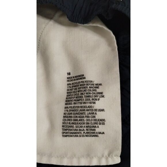 Cat & Jack Girl's Sweatpants/Joggers Drawstring Navy Poly/Spandex 16 - Picture 8 of 8